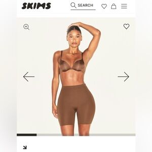 Seamless Brown Women's Intimates Set